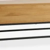 AABENRAAMesa de centro AABENRAA L110 tablero elevable color roble