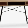 ABBETVEDEscritorio ABBETVED 48x120 color roble natural/negro
