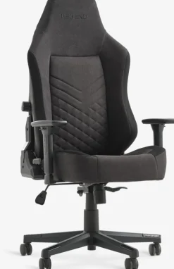 ABILDAASilla gaming ABILDAA tela gris antracita