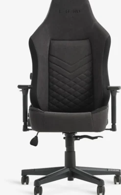ABILDAASilla gaming ABILDAA tela gris antracita