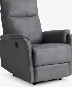 ABILDSKOVSillón reclinable ABILDSKOV eléctrico polipiel gris