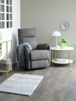 ABILDSKOVSillón reclinable ABILDSKOV eléctrico polipiel gris