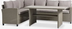 AGERMOSEConjunto muebles jardín AGERMOSE 6 plazas natural