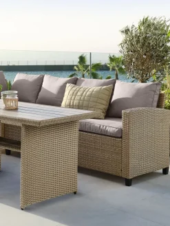 AGERMOSEConjunto muebles jardín AGERMOSE 6 plazas natural