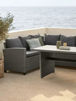 AGERMOSEConjunto muebles jardín AGERMOSE 6 plazas gris