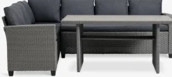 AGERMOSEConjunto muebles jardín AGERMOSE 6 plazas gris