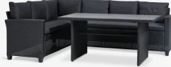 AGERMOSEConjunto muebles jardín AGERMOSE 6 plazas negro