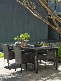 AIDTSilla apilable AIDT negro