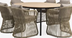 AKTIVEN + STORDALENMesa AKTIVEN L118/168 + 4 sillas STORDALEN natural