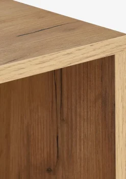 ALLESTEDEstante pared ALLESTED 2 estantes blanco/roble salvaje nat