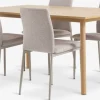ALSTED + BRANDEMesa ALSTED L160 roble natural + 4 sillas BRANDE beis
