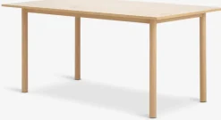 ALSTEDMesa de comedor ALSTED 90x160 color roble natural