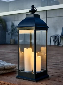 ANKAFarol ANKA A24xL24xA70cm con LED negro