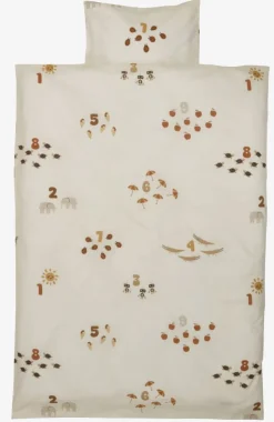 ASTAPLUSJuego funda nórdica para cuna ASTA 100x140 blanco