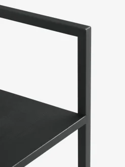 ASTRUPMueble TV ASTRUP 1 estante negro