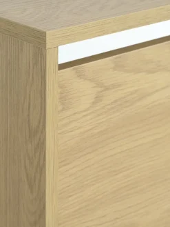 BAKHUSEZapatero BAKHUSE 3 compartimentos color roble cálido