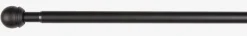 BALLBarra de cortina BALL 120-210cm negro
