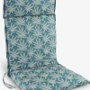 BARMOSECojín de jardín para silla reclinable BARMOSE azul petróleo