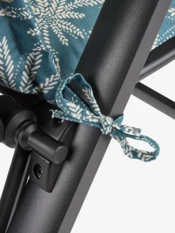 BARMOSECojín de jardín para silla reclinable BARMOSE azul petróleo