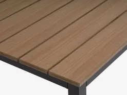 BEJSTRUPConjunto muebles jardín BEJSTRUP 4 plazas gris