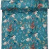 BERTHAPLUSJuego funda nórdica satén BERTHA 155x220 azul