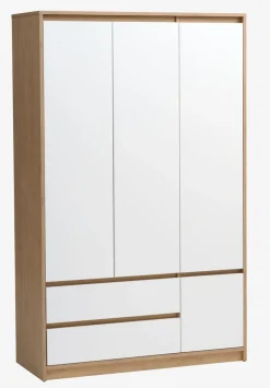 BILLUNDArmario BILLUND 119x193 blanco/color roble natural