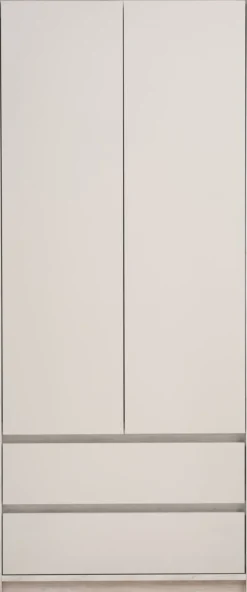 BILLUNDArmario BILLUND 80x193 2 puertas 2 cajones travertino/beis