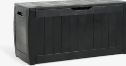 BISNAPBaúl para guardar cojines BISNAP A117xA58xP45 negro