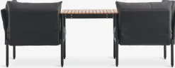 BJORLIConjunto jardín modular BJORLI 2 plazas negro