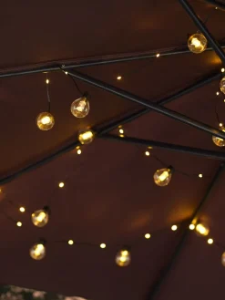 BOKFINKGuirnalda luces exterior BOKFINK L1040cm 20LED transparente