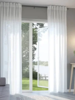 BOLMENCortina BOLMEN 1x140x300 ondulada blanco crudo
