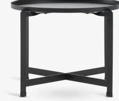 BORREMesa auxiliar BORRE Ø50xA40 negro