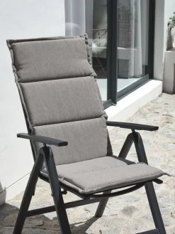 BREDFJEDCojín de jardín para silla reclinable BREDFJED gris