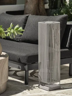 BRISELámpara de pie recargable BRISE A20xL20xA80cm gris