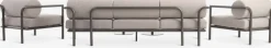 BRUMUNDDALConjunto muebles jardín BRUMUNDDAL 5 plazas marrón