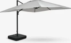 BUBERGSombrilla colgante BUBERG A300xL300 gris claro
