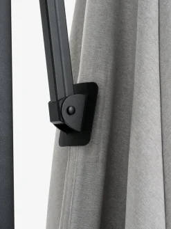 BUBERGSombrilla colgante BUBERG A300xL300 gris claro