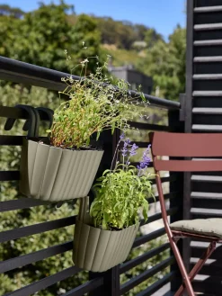 BUKSEBIEJardinera para balcón BUKSEBIE A25xL32xA25 variado