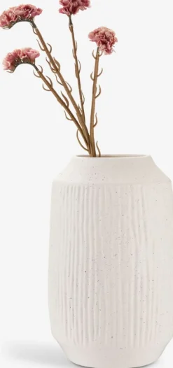 CHRISTIANJarrón CHRISTIAN Ø21xA33cm blanco