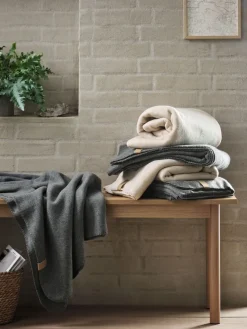 DAGLILJEManta de forro DAGLILJE 130x170 gris oscuro