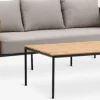 DAMFENNERConjunto muebles jardín DAMFENNER 5 plazas natural