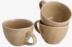 DETMERTaza DETMER Ø9xA7cm 22cl gres porcelánico beis