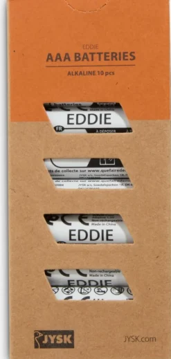 EDDIEPilas EDDIE AAA 10 unidades