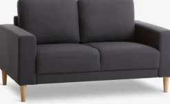 EGENSESofá EGENSE 2 plazas tela gris oscuro
