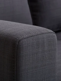 EGENSESofá EGENSE 2 plazas tela gris oscuro