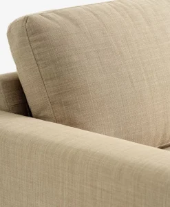 EGENSESofá EGENSE con chaise longue tela arena