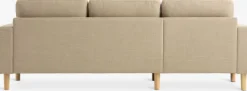 EGENSESofá EGENSE con chaise longue tela arena