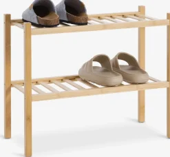 EGTVEDZapatero EGTVED 2 estantes apilable bambú