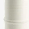 EMANUELJarrón EMANUEL Ø12xA25cm blanco