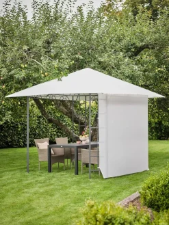 FAABORGPanel lateral cenador FAABORG A2,3xA2m blanco